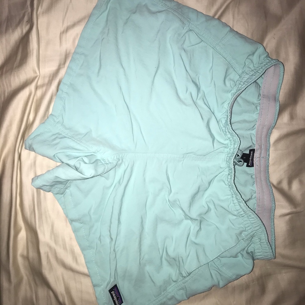 Patagonia baggie shorts teal blue